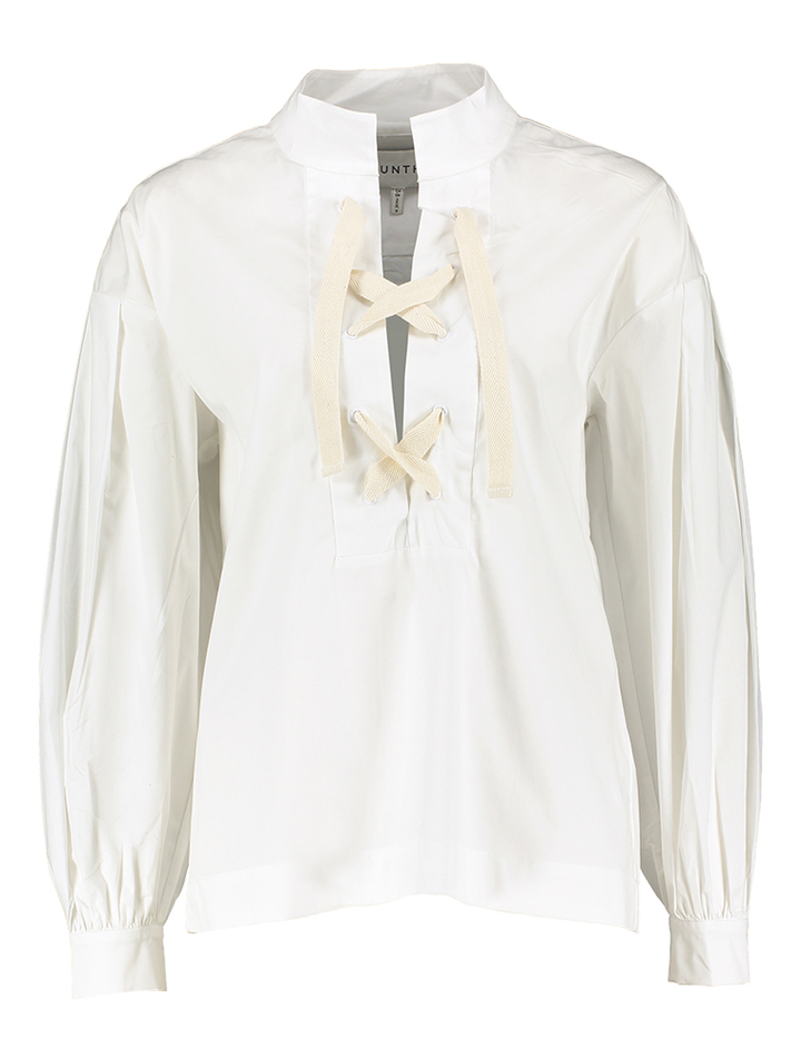 Witte bloes met touw Felise Munthe