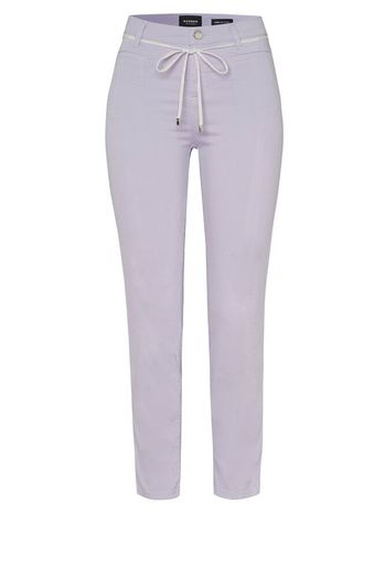 Lila slim fit mid waist broek Alissa Slim Rosner 