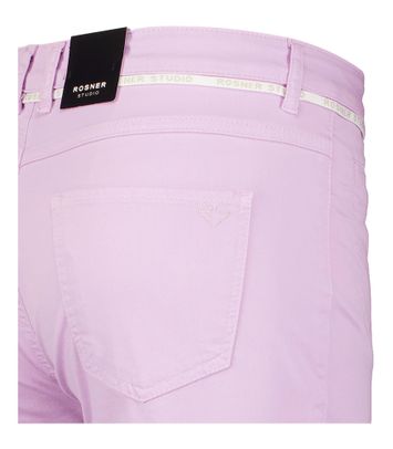 Lila slim fit mid waist broek Alissa Slim Rosner 