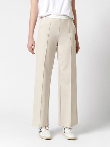 Beige May wide broek Rosner 