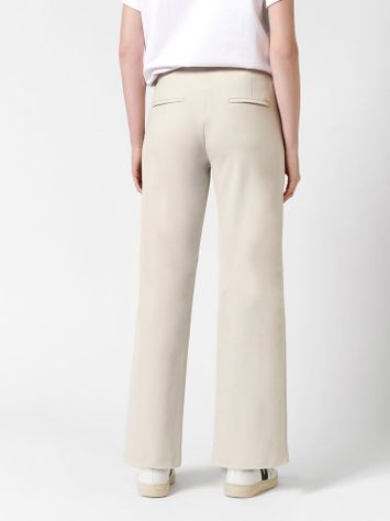 Beige May wide broek Rosner 