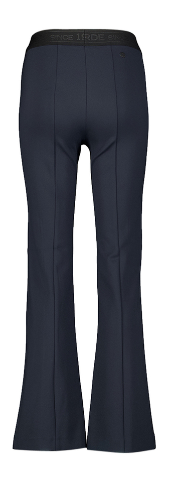 Blauwe comfortabele broek met elastiek Aliisa Flaired Rosner 