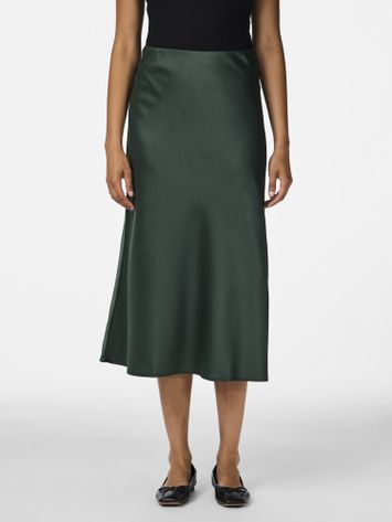 Groene halflange rok Yaspella Y.A.S