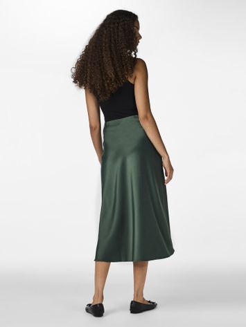 Groene halflange rok Yaspella Y.A.S