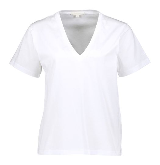 Witte T-shirt met V-hals Rafe Kocca