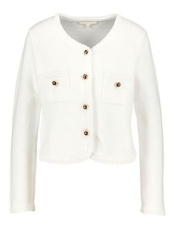 Ecru cardigan met gouden knopen Andreanna Kocca