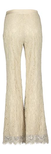 Beige lange broek in broderie Lancelot Kocca