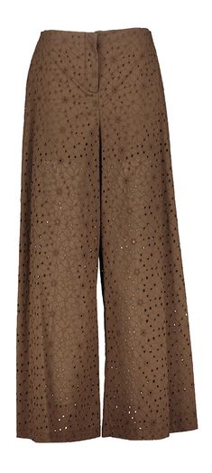 Bruine broek in Broderie Vyne Kocca 