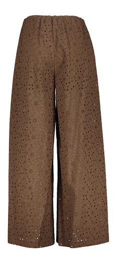 Bruine broek in Broderie Vyne Kocca 