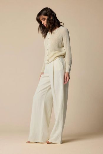 Beige gilet met glinsters Melanie Kocca