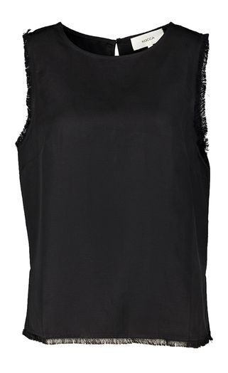 Zwarte top met ronde hals Jeanine Kocca