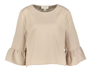 Taupe kleurige blouse met driekwart mouwen Jayden Kocca