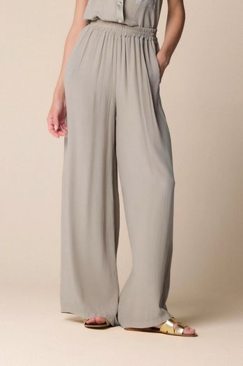 Beige losvallende broek Icaro Kocca