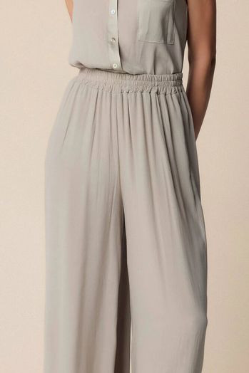 Beige losvallende broek Icaro Kocca