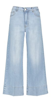 Kocca Lichtblauwe enkel jeans wide leg Andreas