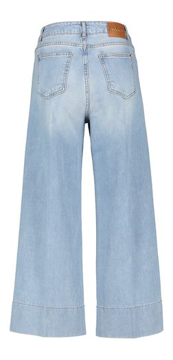 Lichtblauwe enkel jeans wide leg Andreas Kocca 