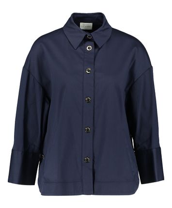 Donkerblauwe vest April Due Amanti