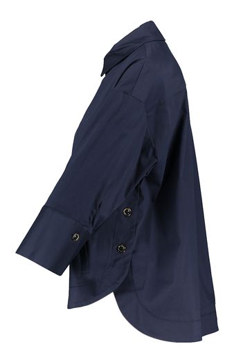 Donkerblauwe vest April Due Amanti