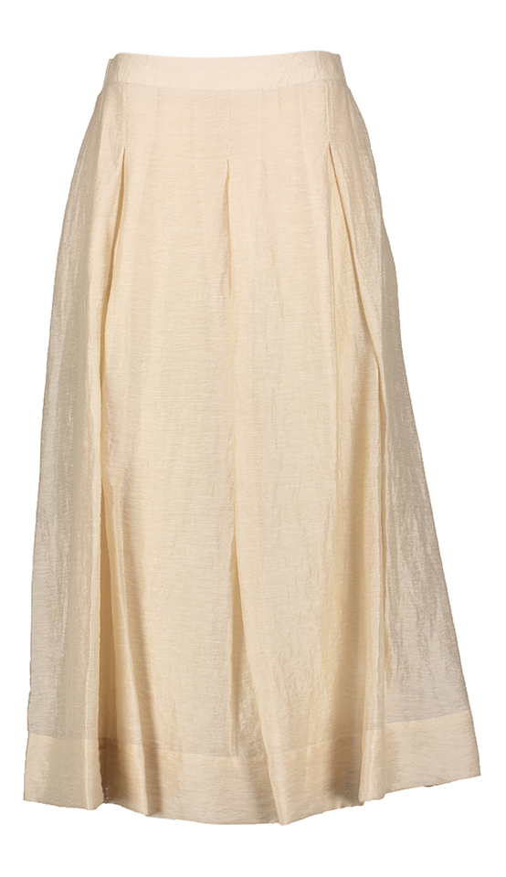 Beige halflange rok Kenya Due Amanti