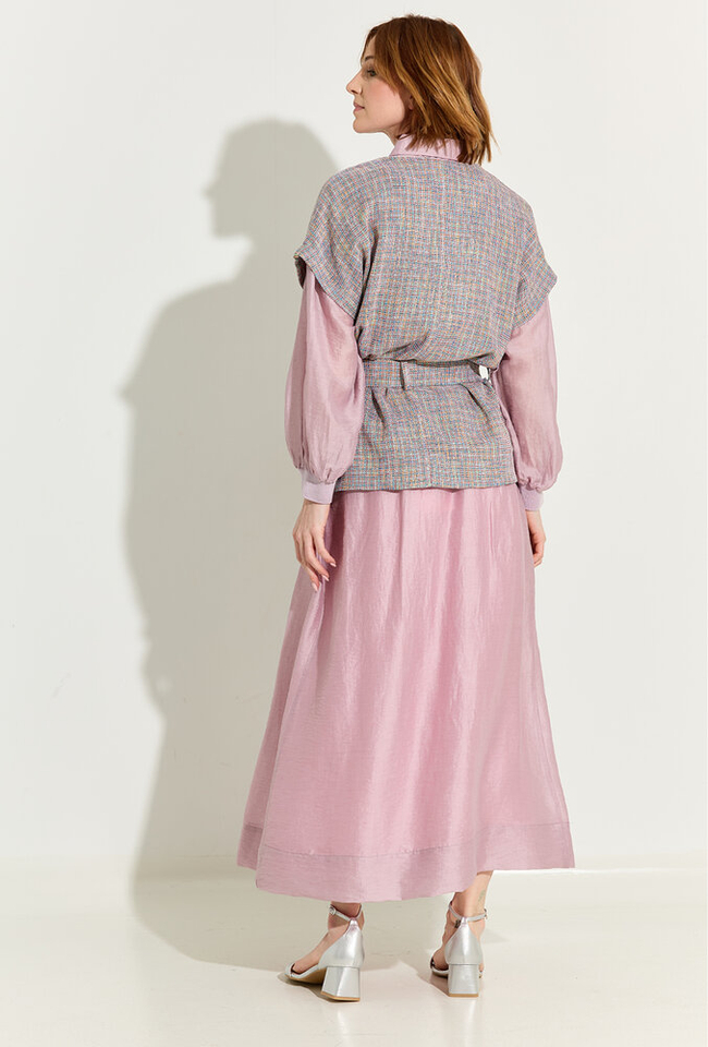 Mauve kleurige rok Kenya Due Amanti