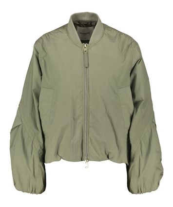 Kaki bomberjacket in parachutestof Joan Beaumont