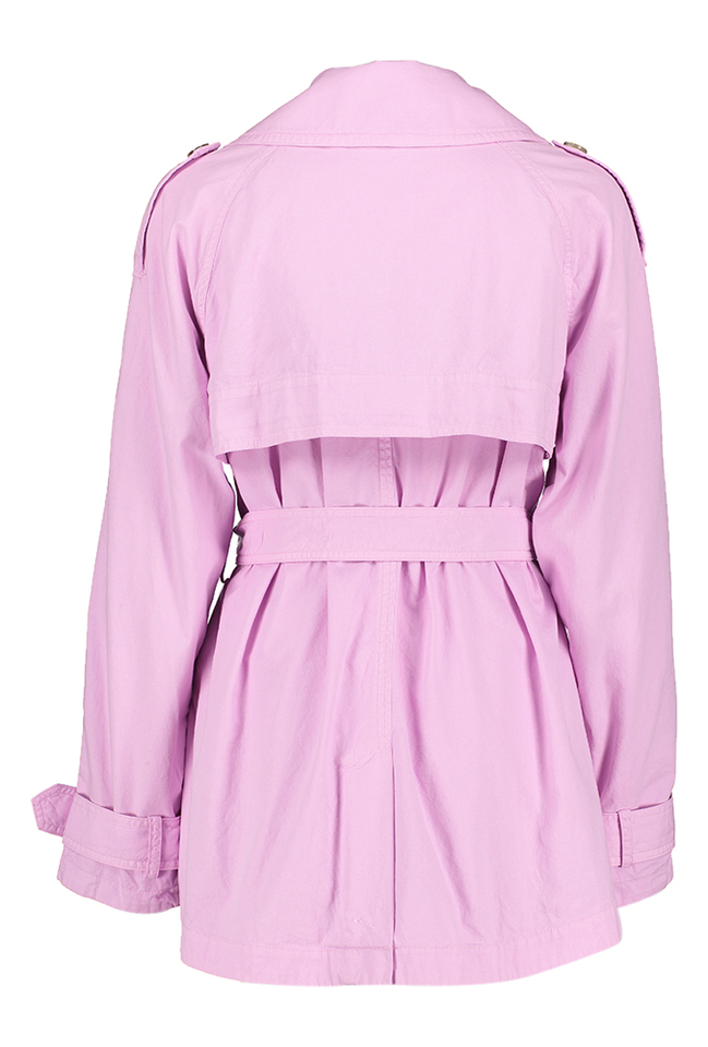 Roze trenchoat Beaumont