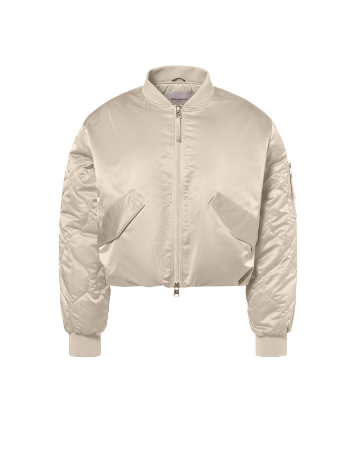 Goudkleurige bomberjacket Hady Beaumont