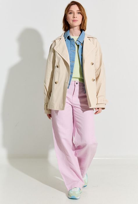 Ecru trenchcoat Beaumont