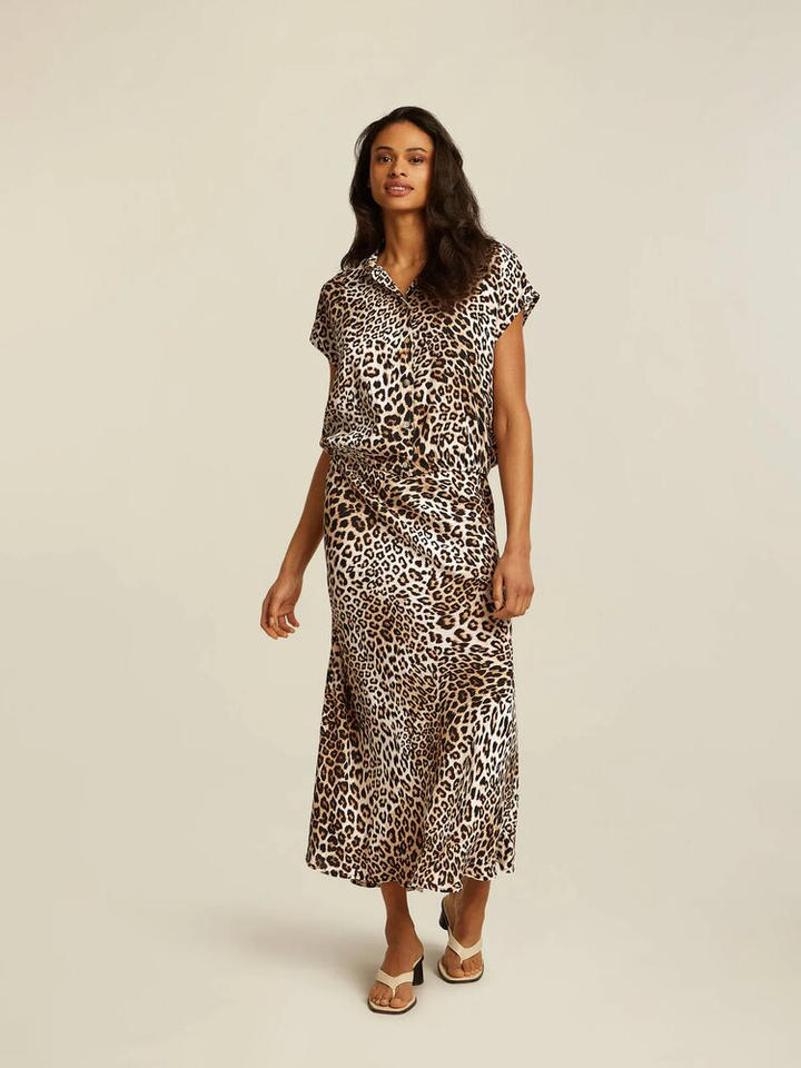 A-lijn rok in dierenprint Lonneke Beaumont