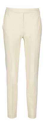 Beaumont Ecru comfrtabele broek met elastiek Charlie Pants