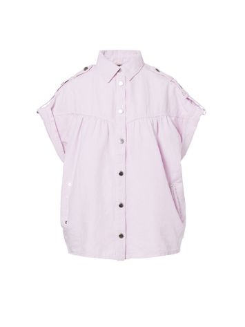 Lichtroze oversized bloes Vayen Beaumont 