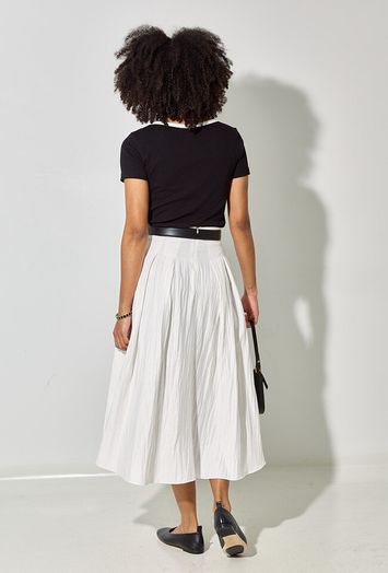 Witte halflange rok Cupola Natan