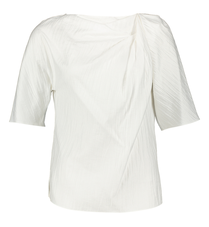 Witte blouse met korte mouwen Cloud Natan