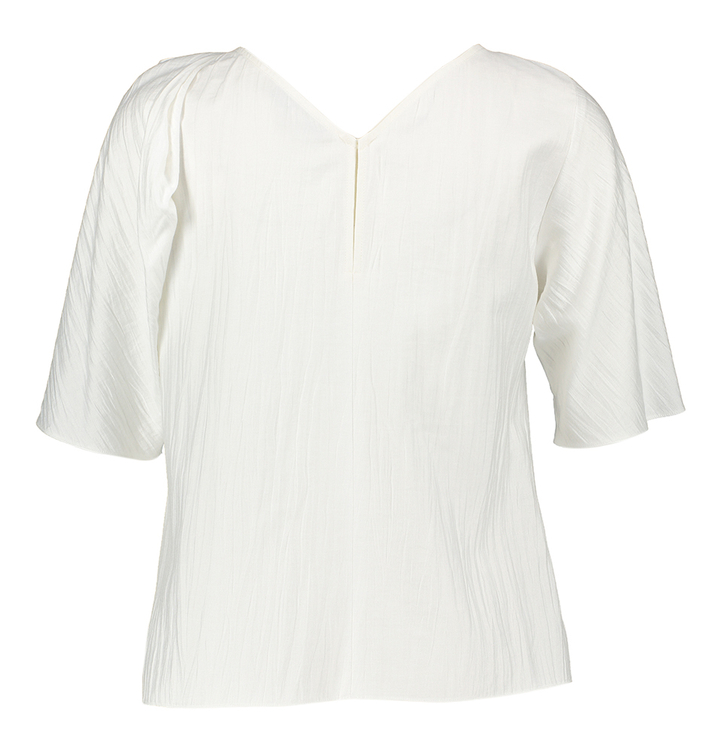 Witte blouse met korte mouwen Cloud Natan