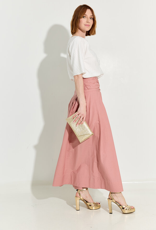 Witte blouse met korte mouwen Cloud Natan