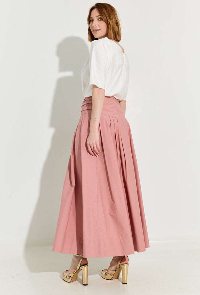 Witte blouse met korte mouwen Cloud Natan