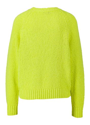 Fluo gele trui met hart Bella Jeff