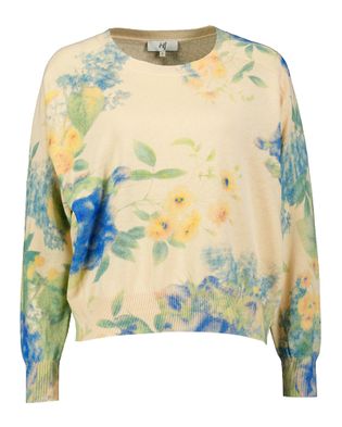 Jeff Multicolor trui in bloemenprint Francy