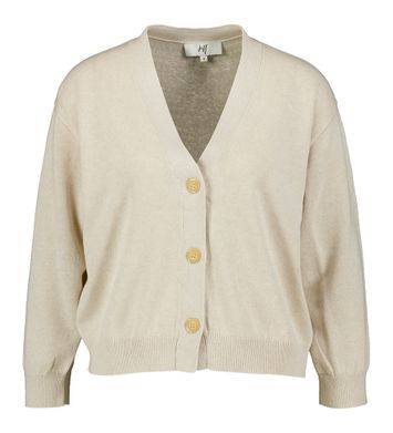 Beige gilet met knopen Fanfan Jeff