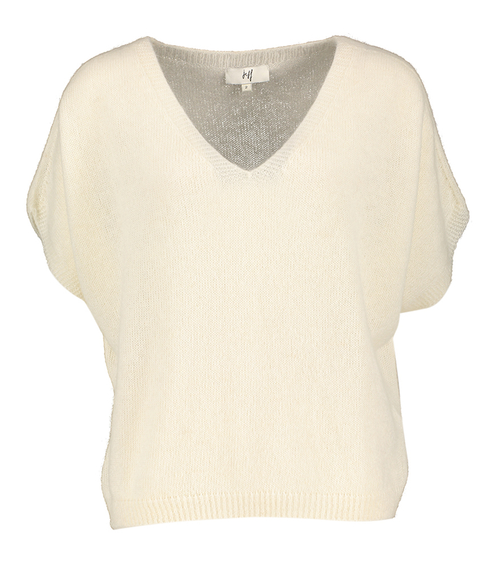 Ecru trui met alpaca wol Jeff 