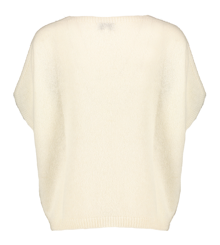 Ecru trui met alpaca wol Jeff 