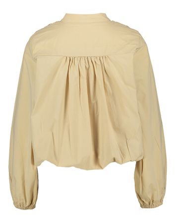 Beige katoenen ballon bloes JC Sophie