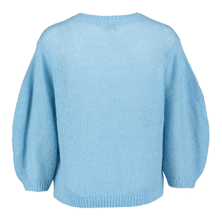 Blauwe pull met ronde hals JC Sophie 