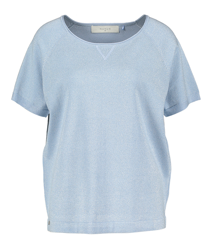 Blauwe flitter pul Anita Nukus