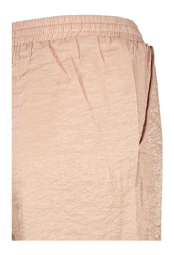 Oudroze glanzende broek met elastiek Vicenza Nukus
