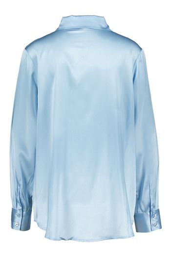 Lichtblauwe zijden blouse Levy Max & Moi