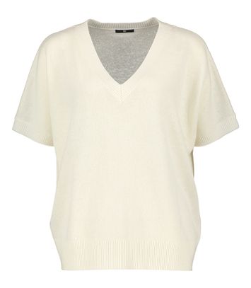 White trui met v-hals Bale Max & Moi 