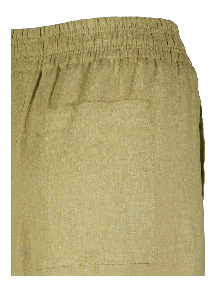 Kakigroene linnen broek Ceiling Drykorn