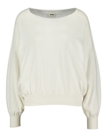 Witte trui met boothals Teresy Drykorn