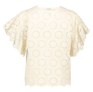 Beige kanten blouse Twinset Milano